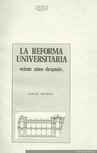 La reforma universitaria : veinte años después