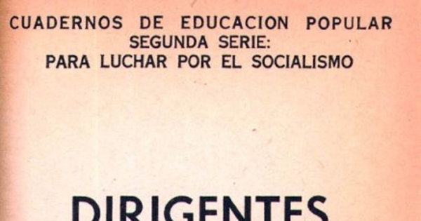 Dirigentes y masas