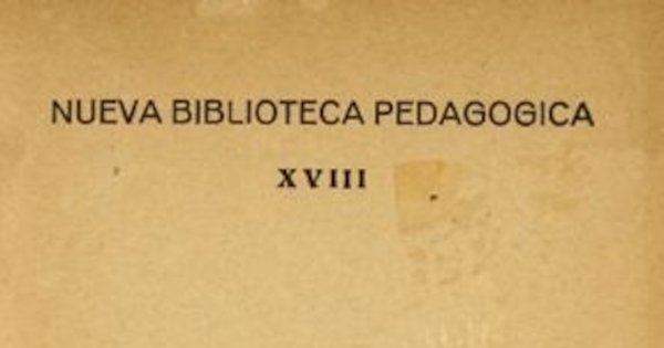 La educación nueva en Chile, (1928-1930)