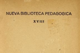 La educación nueva en Chile, (1928-1930)