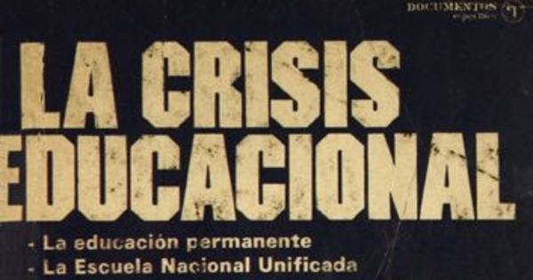 La crisis educacional