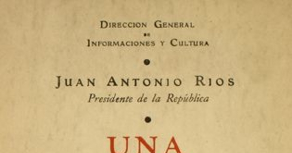 Una Política sindical : Discurso pronunciado el día 1 de Mayo. Fiesta del Trabajo