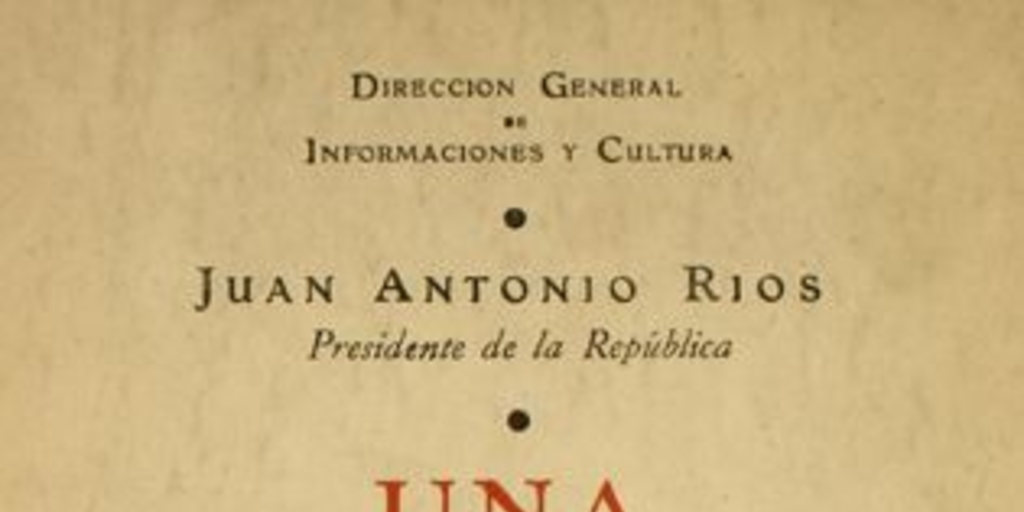 Una Política sindical : Discurso pronunciado el día 1 de Mayo. Fiesta del Trabajo