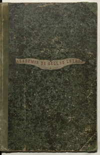 Reuniones de la Academia de Bellas Letras Reuniones de la Academia de Bellas Letras