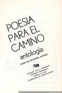 Poesía para el camino : antología