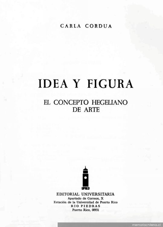 Idea y figura : el concepto hegeliano de arte