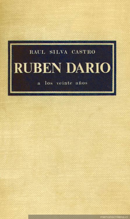 Rubén Darío a los veinte años