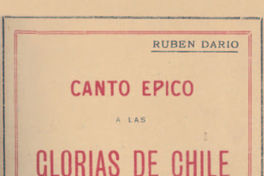 Canto épico a las glorias de Chile