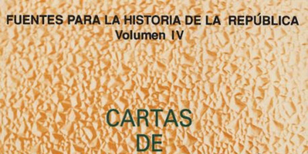 Cartas de Ignacio Santa María y su hija Elisa