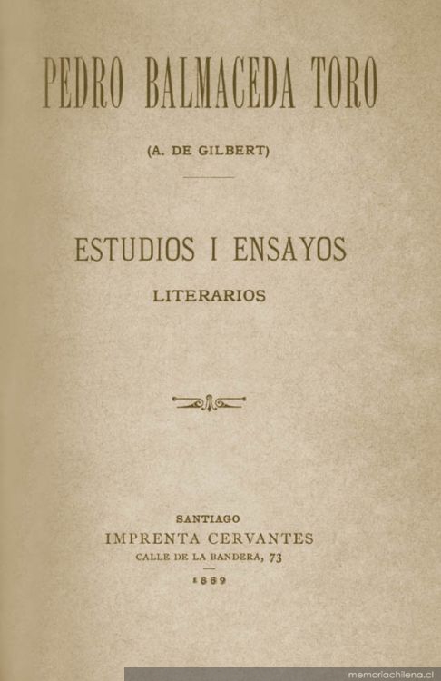 Estudios i ensayos literarios