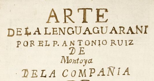 Arte de la lengua guaraní