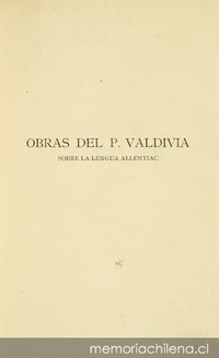 Doctrina cristiana y catecismo con un confesionario, Arte y vocabulario breves en lengua Allentiac