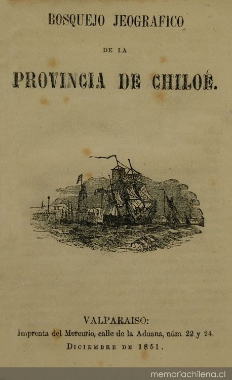 Bosquejo jeográfico de la Provincia de Chiloé