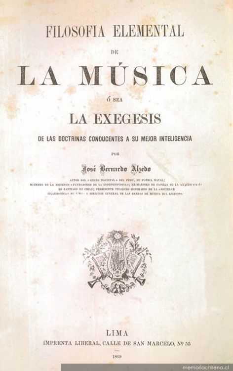 Filosofía elemental de la música, o sea, la exégesis de las doctrinas conducentes a su mejor inteligencia