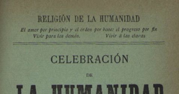 Celebración de la Humanidad