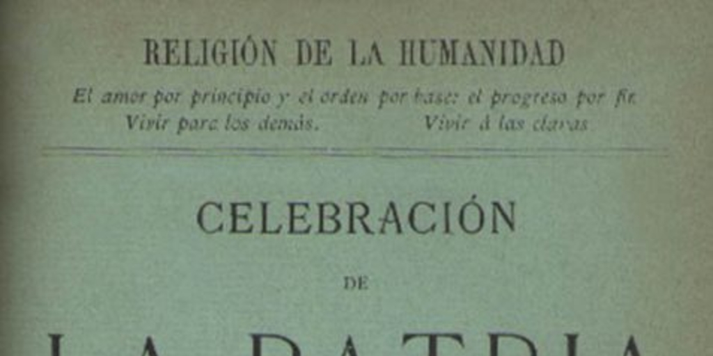 Celebración de la patria