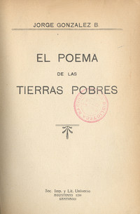 El poema de las tierras pobres (1924) El poema de las tierras pobres (1924)