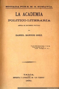 La academia político-literaria : (novela de costumbres políticas)