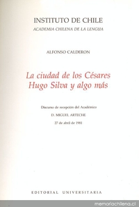 La ciudad de los césares, Hugo Silva y algo más