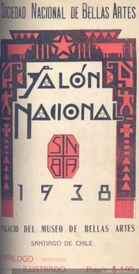 52ava. Exposición Anual de Bellas Artes (artes plásticas) desde 1884, Salón Nacional 1938 [en el Palacio del Museo de Bellas Artes Santiago de Chile]