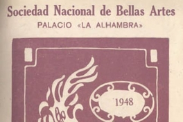 XV exposición anual de Bellas Artes : 1948, con una retrospectiva del pintor Marcial Plaza Ferrand recientemente fallecido en Paris como homenaje a su memoria : catálogo ilustrado