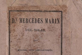 Da. Mercedes Marín del Solar