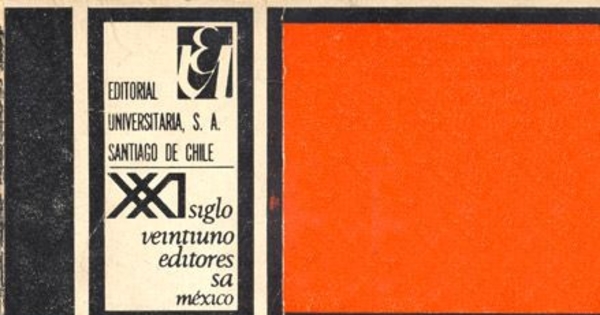 El proceso de cambio en Chile : la experiencia 1965-1970