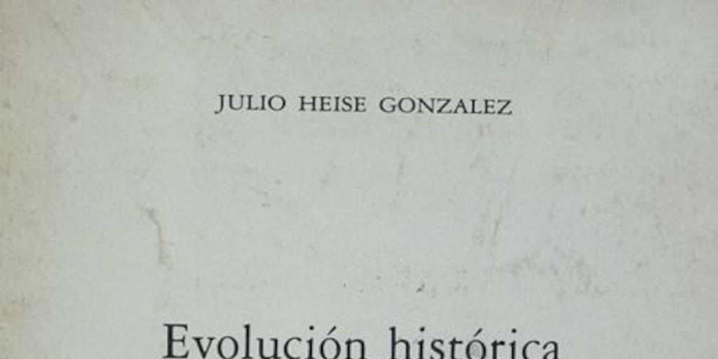 Evolución histórica del pensamiento parlamentario en Chile