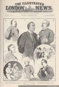 Portada deThe Illustrated London News: n° 2637, volúmen 95 saturdy, november 2, 1889
