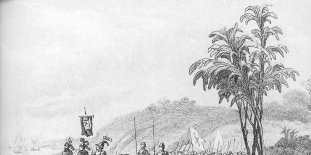 Pedro de Valdivia y su ejército hacia 1542