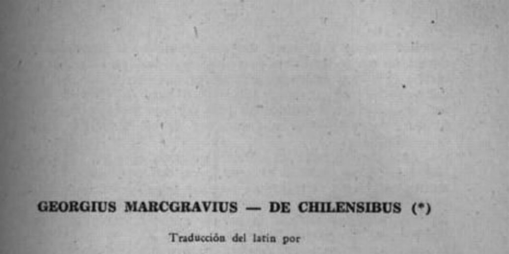 De Chilensibus