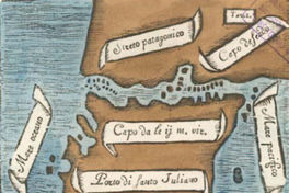 Primer mapa del Estrecho de Magallanes, 1520