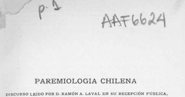 Paremiología chilena
