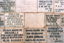 Agradecimientos de los devotos de la Virgen de Andacollo