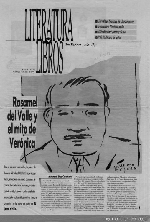 Rosamel del Valle y el mito de Verónica