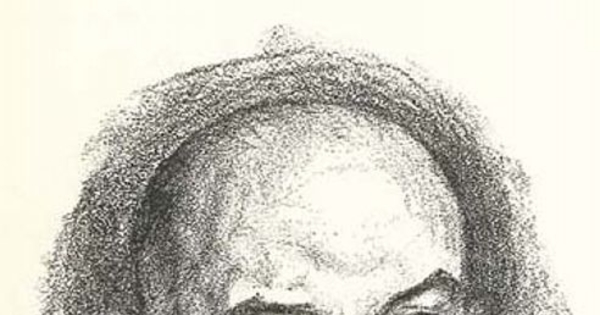 Dibujo de Raúl Silva Castro