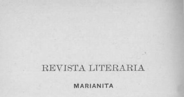 Marianita. Novela por Vicente Grez