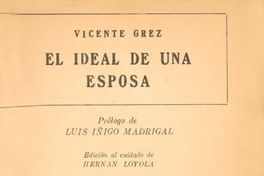 Vicente Grez : vida y obra