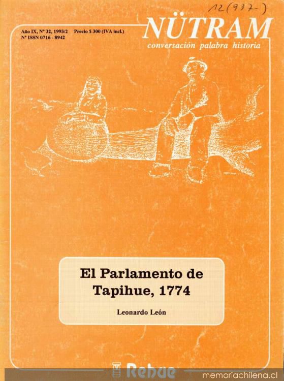 El Parlamento de Tapihue, 1774