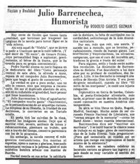 Julio Barrenechea : humorista