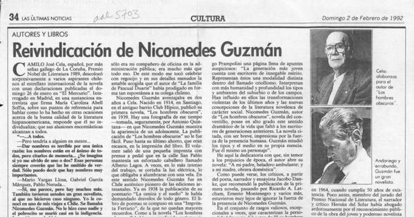 Reivindicación de Nicomedes Guzmán