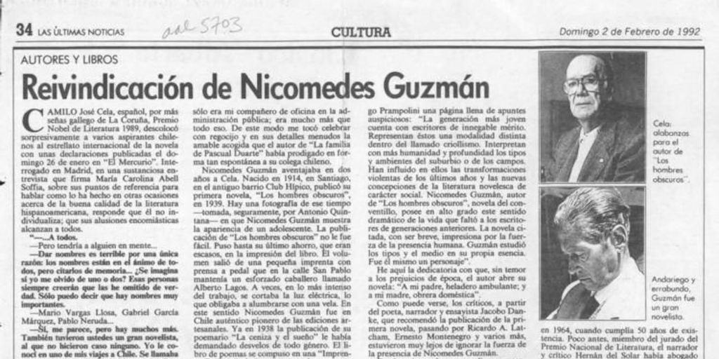 Reivindicación de Nicomedes Guzmán