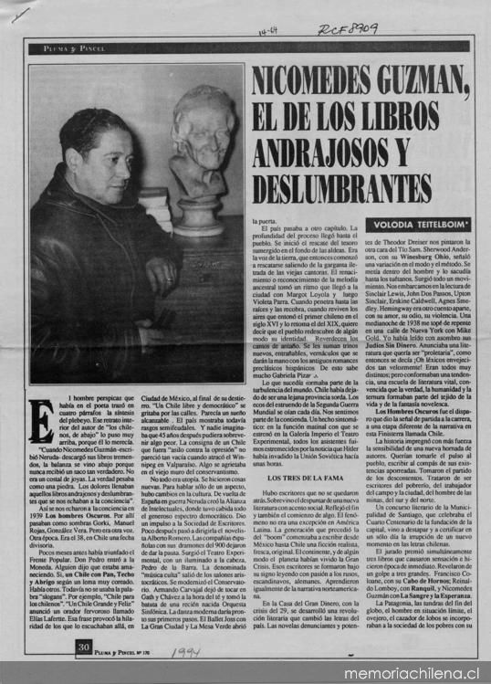 Nicomedes Guzmán, el de los libros andrajosos y deslumbrantes