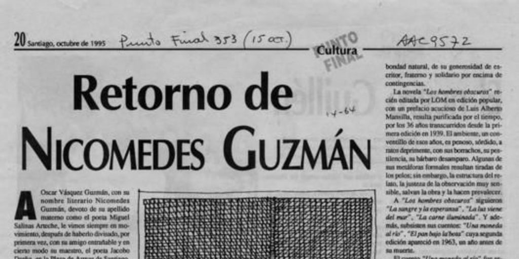 Retorno de Nicomedes Guzmán