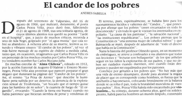 El candor de los pobres