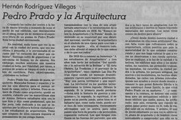 Pedro Prado y la arquitectura