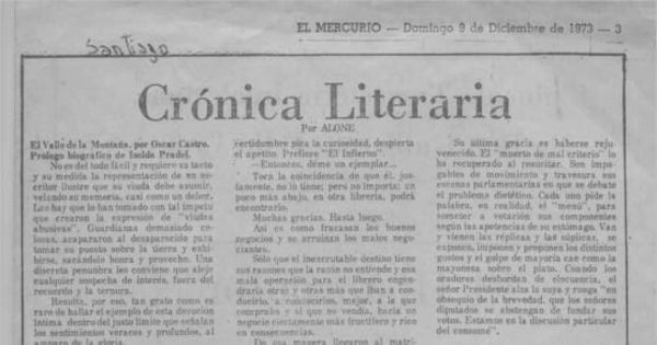 Crónica literaria