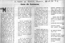 Guía de lectores