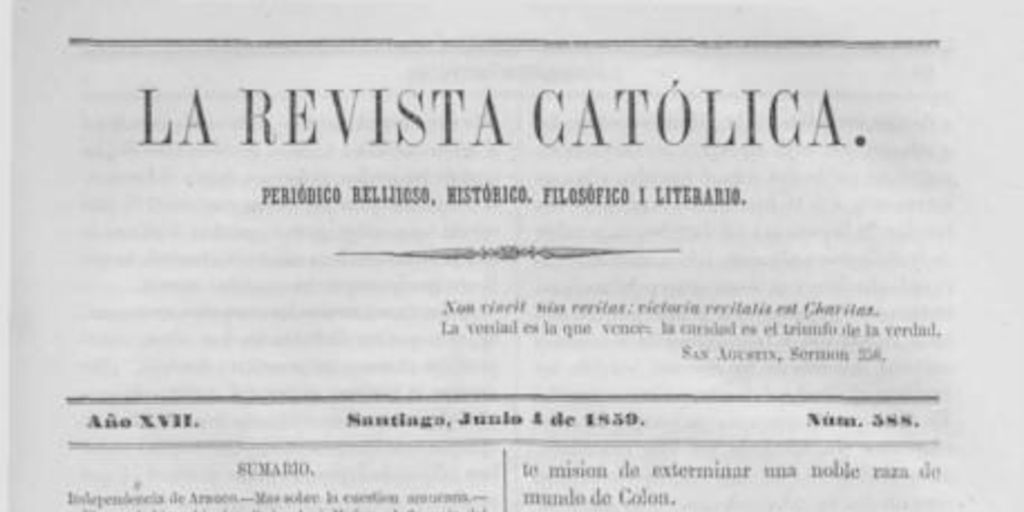 Independencia de Arauco ; Más sobre la cuestión araucana ; Los Araucanos (II) y (III)