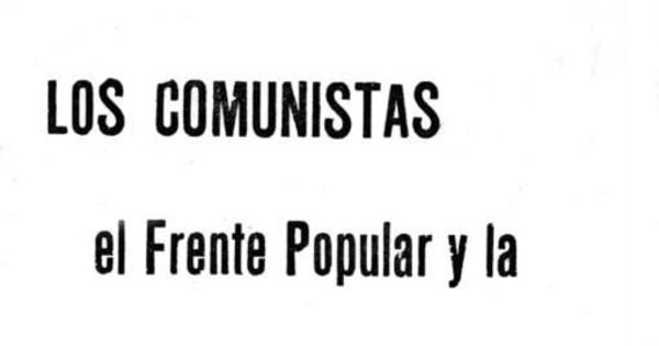 Discurso de Elías lafertte : el comunismo y la democracia